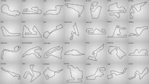 Set,Of,Grand,Prix,Race,Track.,Circuit,For,Motorsport,And
