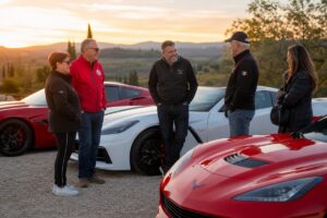 Raduno di Chevrolet Corvette in Italia